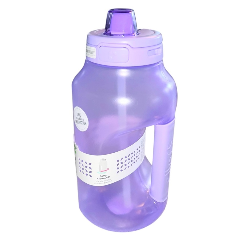 ELLO Hydrate by the Hour Leak-proof Straw Hydrate Translucent Lilac 64 oz. NEW - Picture 3 of 14